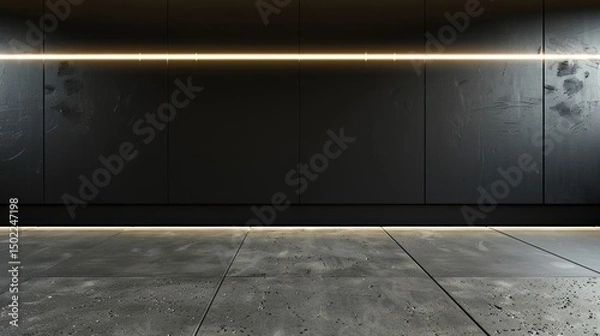 Fototapeta Chrono-Concrete A Futuristic Ambiance (1)