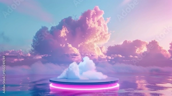 Fototapeta Celestial Podum Platform