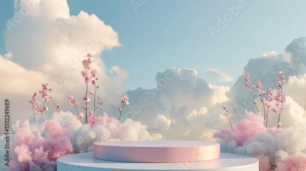 Fototapeta Celestial Bloom Pod Platform