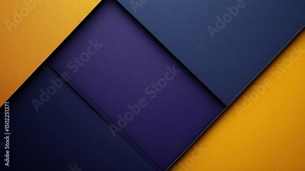 Fototapeta colorful 3D realistic layers abstract in modern art hipster background, colorful geometric shape layer with blank space for text in business concept background