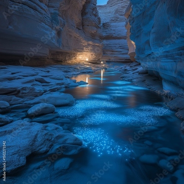 Fototapeta cave in the cave,generative ai illustration