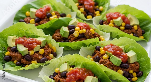 Obraz Fresh Green Beans: Ingredient for Salads and Stuffing