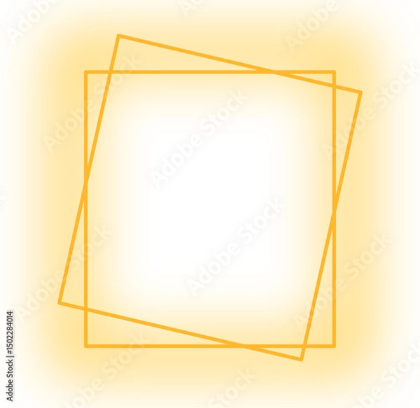 Fototapeta golden frame vector illustration