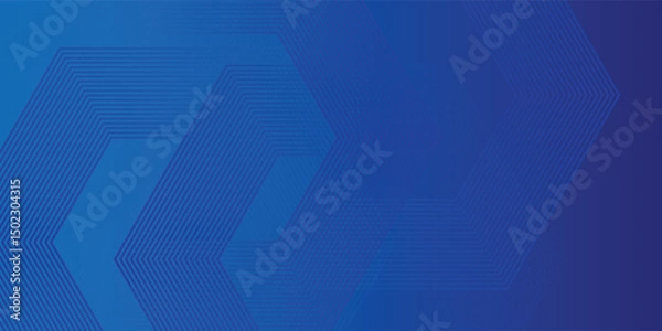 Obraz Abstract Hexagon Blue Tech Finance Fintech Background Abstract Pixel Pattern. Abstract Business Tech Simple Art Modern Abstract vector eps10