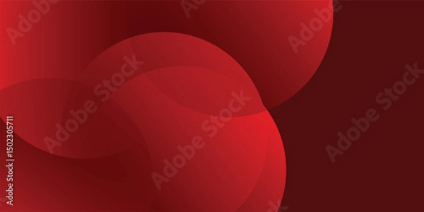 Obraz Vector art abstract red and black color background vector eps10