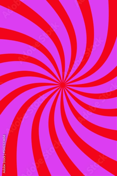 Obraz 赤と紫の渦巻き模様の抽象的な背景 | Abstract Swirl Background in Red and Purple