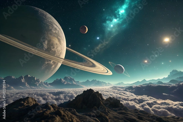 Obraz an alien planet