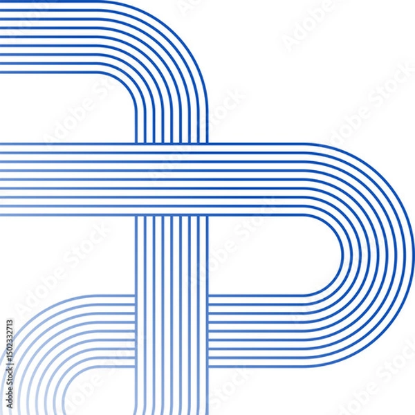 Obraz Modern Line Corner Ornament