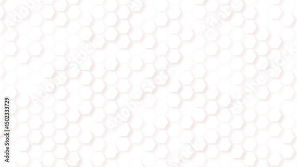 Fototapeta Honeycomb pattern with hexagon mesh. Honeycomb texture. Honey wallpaper. Hex structure. Mosaic wall. Business presentation. 