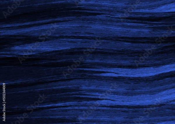 Fototapeta Stroke brush texture. Dark blue background. Black blue background. Abstract lines pattern. Striped background. Background with waves. Rough background.