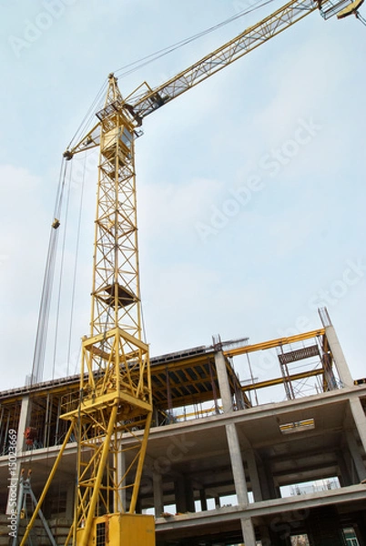 Fototapeta Building crane