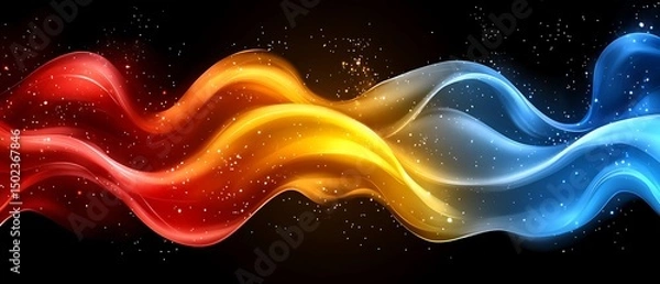 Obraz Dynamic flowing colors