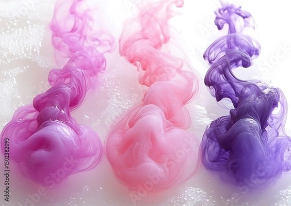 Obraz Abstract ink swirling in water