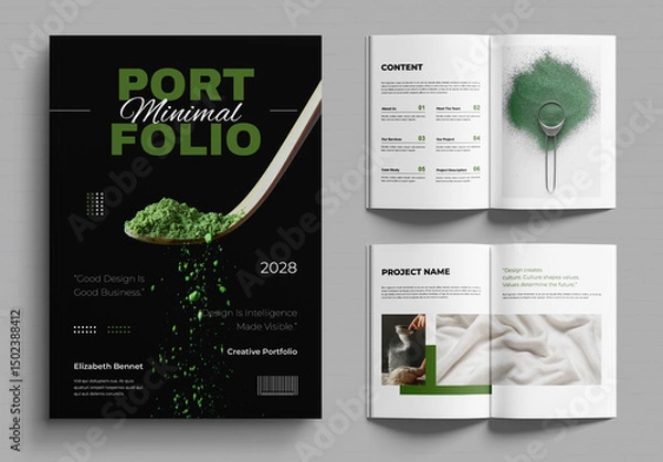 Obraz Minimal Portfolio Design Layout