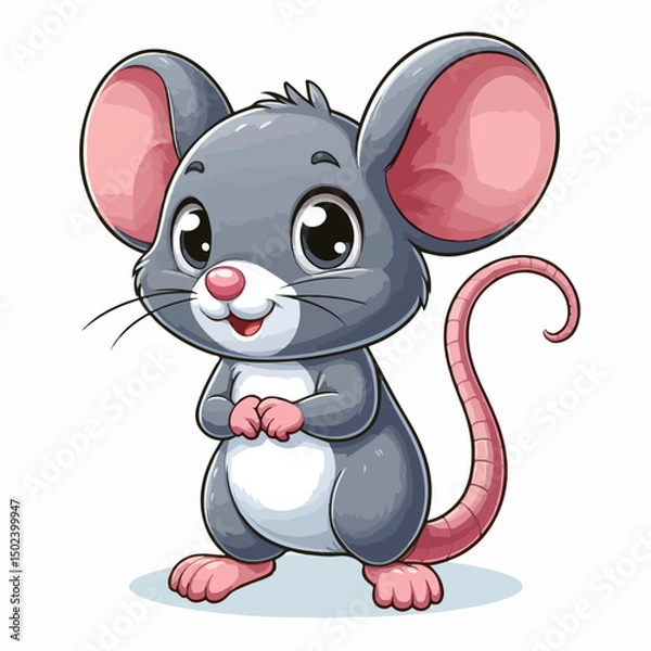 Obraz Vector Cartoon Mouse