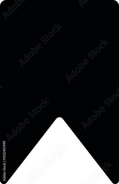 Obraz Bookmark icon vector on white background Art & Illustration
