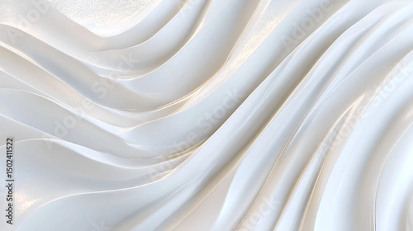 Obraz Abstract white ceramic surface shimmers with subtle heat effects and iridescent highlights.