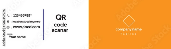 Fototapeta business, card, design, template