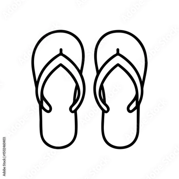 Obraz Discover Stylish and Comfortable Flip Flops Perfect for Your Summer Footwear Collections