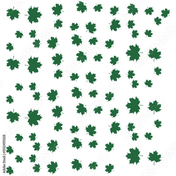 Fototapeta Make a Professional Leaf Pattern Background Vector Art