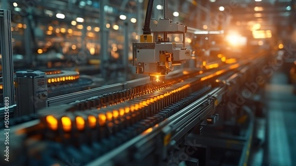 Obraz seamless integration of AI in manufacturing equipment