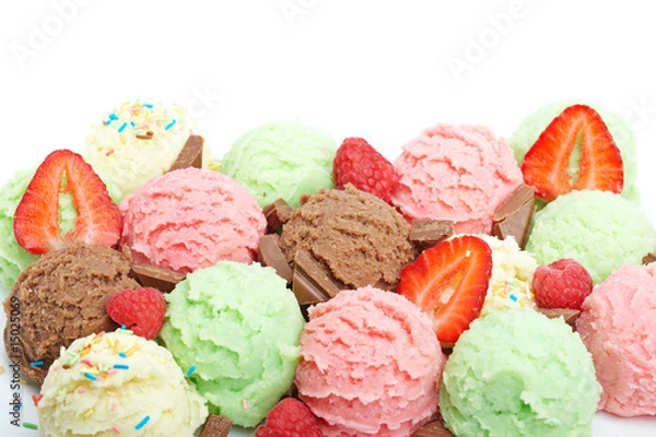 Obraz Ice cream balls