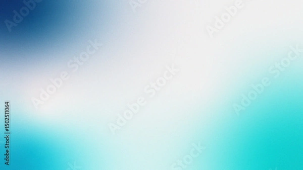 Fototapeta dreamy blur gradient background, serene blue and white tones with subtle light effects for minimalist wallpapers, ui design, posters, and digital art projects