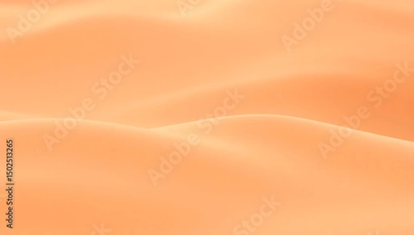 Fototapeta Abstract Desert Dunes: An elegant abstract composition features the sweeping curves and warm hues of a desert landscape, with undulating sand dunes bathed in soft light.