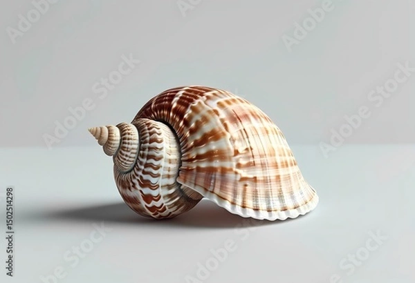 Obraz seashell on a black background