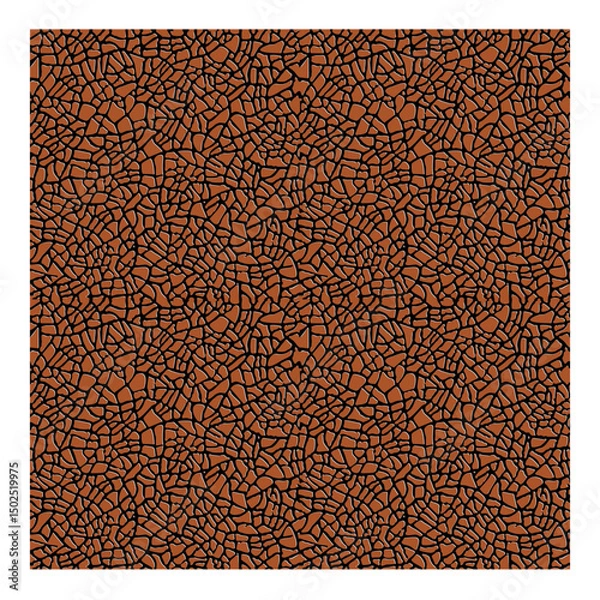 Fototapeta vector leather pattern, seamless texture, geometric tile 