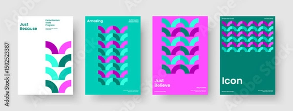 Fototapeta Creative Banner Template. Geometric Report Layout. Modern Business Presentation Design. Flyer. Book Cover. Brochure. Poster. Background. Notebook. Advertising. Pamphlet. Catalog. Portfolio