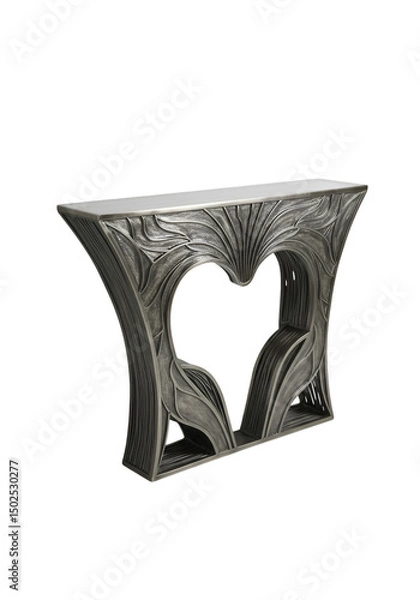 Obraz Ornate console table with heart cutout