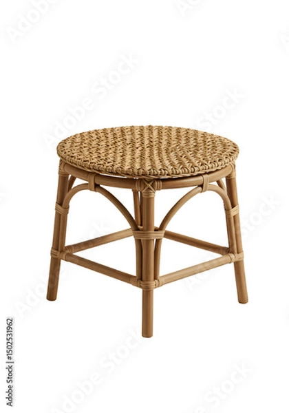 Obraz Round woven stool (1)