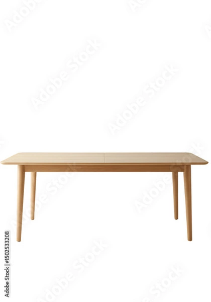 Obraz Simple light-colored rectangular table