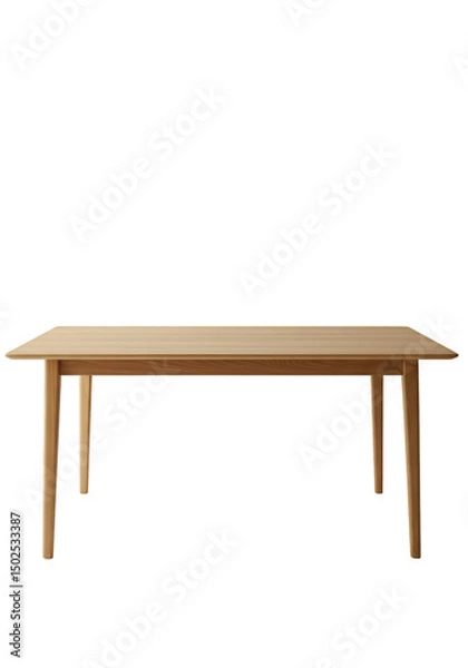 Fototapeta Simple rectangular table