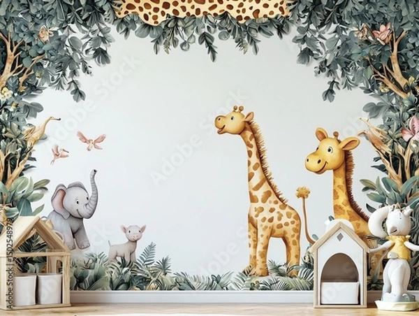 Obraz giraffe