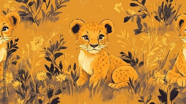 Obraz lion and lioness
