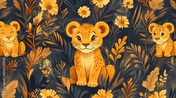 Obraz lion and lioness