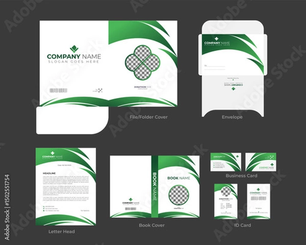 Obraz brand identity design all print item