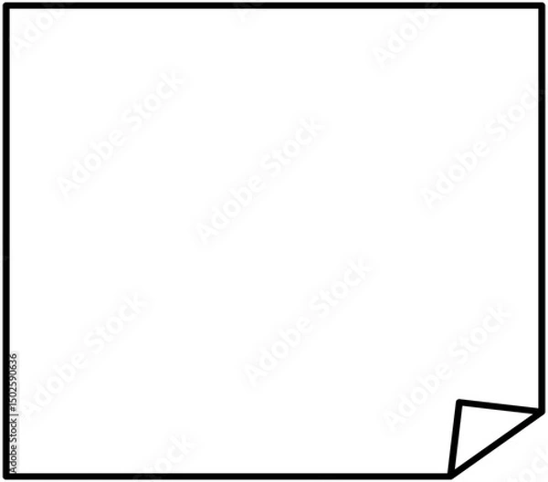 Fototapeta Minimal Text Frame Line
