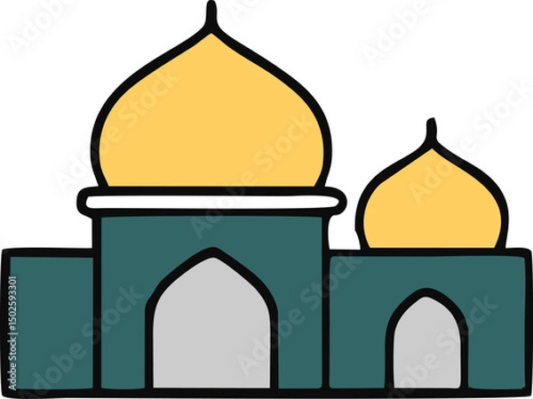 Obraz Eid al-Adha Vector Elements – Islamic & Traditional Theme
