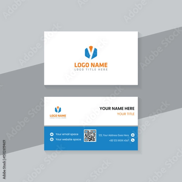 Fototapeta modern business card design template
