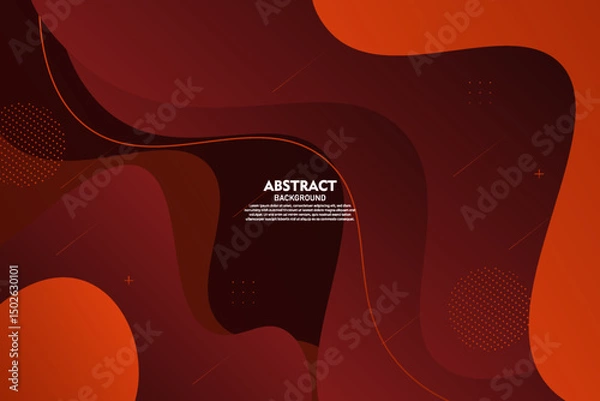 Obraz Abstract dark color gradient wave 3D background for card graphic design. Luxury background element. Vector eps10