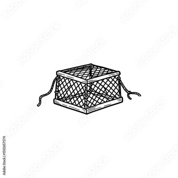 Fototapeta Beach Lobster Pot Icon