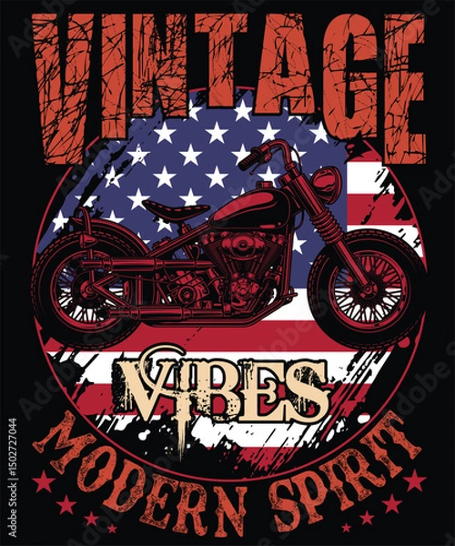 Fototapeta Vintage Vibes Modern Spirit 6 Graphic Design