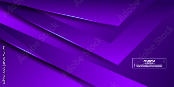 Obraz Abstract colorful purple overlapping square pattern background. Simple banner background design. Vector Eps10