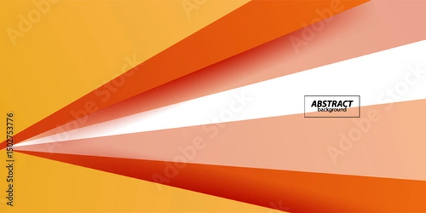 Obraz Abstract overlapping square pattern with orange and yellow gradient geometric background. Cool pattern with simple style background. Vector Eps10