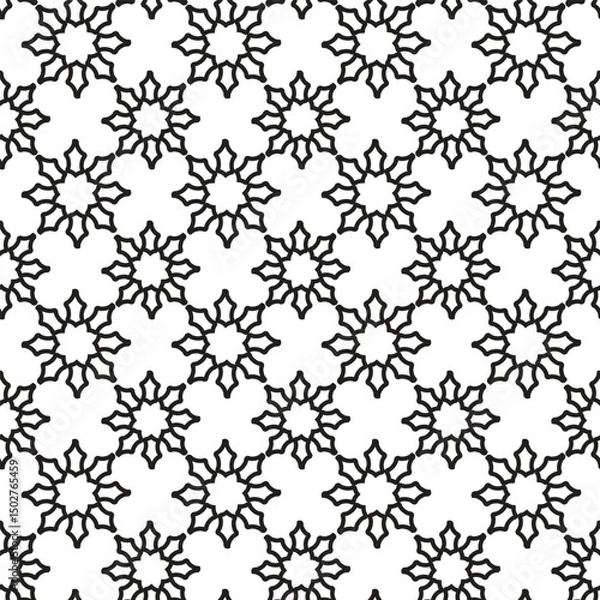 Obraz repeated geometric shape seamless pattern background design