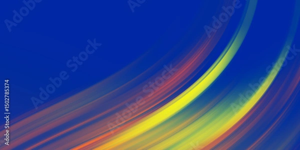 Obraz abstract colorful wave background design