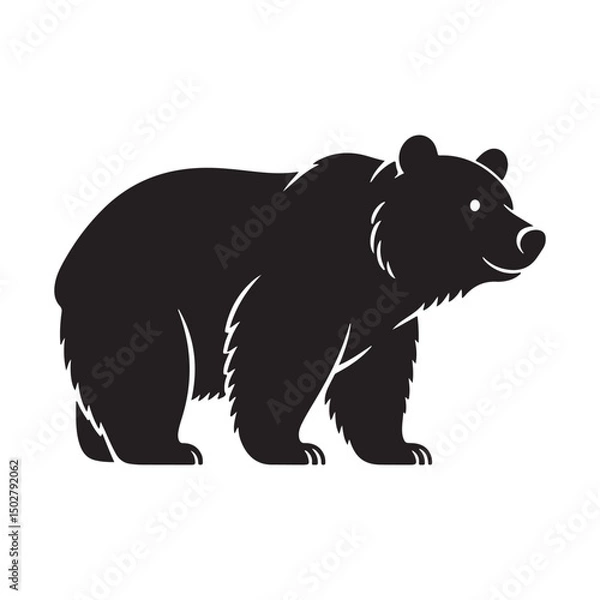 Obraz silhouette of bear